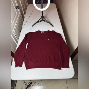 Vintage Christian Dior Pullover Sweater Size M Burgundy